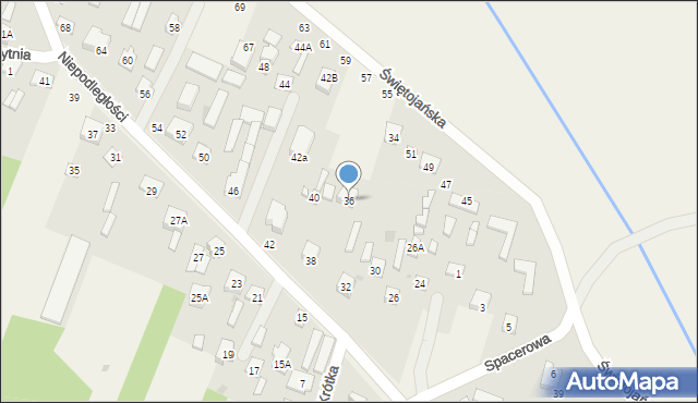 Wieliszew, Niepodległości, 36, mapa Wieliszew