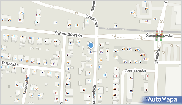 Wrocław, Niemczańska, 3A, mapa Wrocławia