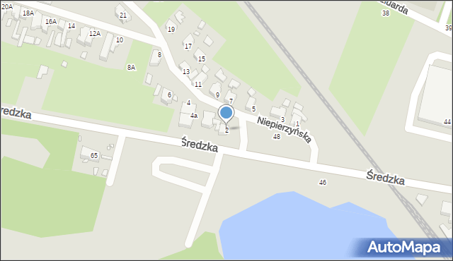 Wrocław, Niepierzyńska, 2, mapa Wrocławia