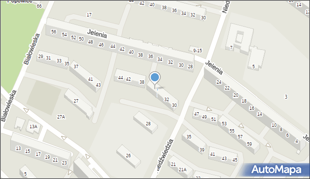 Wrocław, Niedźwiedzia, 36, mapa Wrocławia