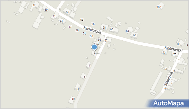 Zabrze, Niedurnego Piotra, 2, mapa Zabrza