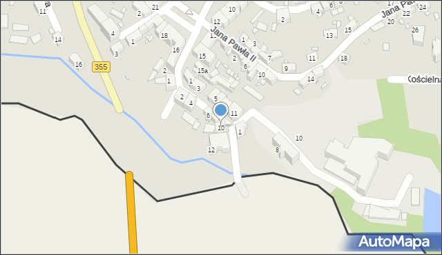 Zawidów, Niepodległości, 10, mapa Zawidów