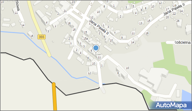 Zawidów, Niepodległości, 9, mapa Zawidów