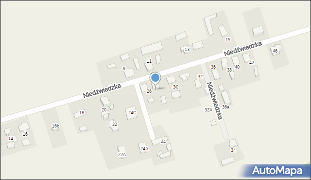 Zborowskie, Niedźwiedzka, 28, mapa Zborowskie