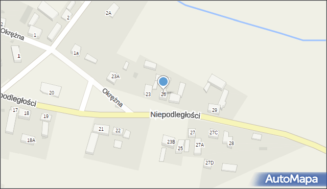 Żelisławiec, Niepodległości, 26, mapa Żelisławiec