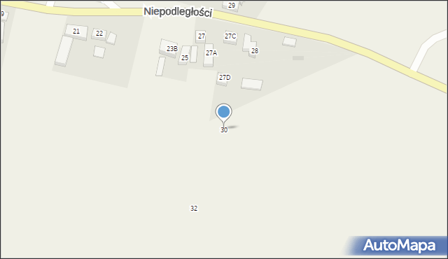 Żelisławiec, Niepodległości, 30, mapa Żelisławiec