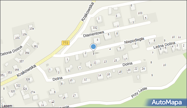 Zerwana, Niepodległa, 3, mapa Zerwana