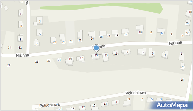 Ziemnice, Nizinna, 15, mapa Ziemnice