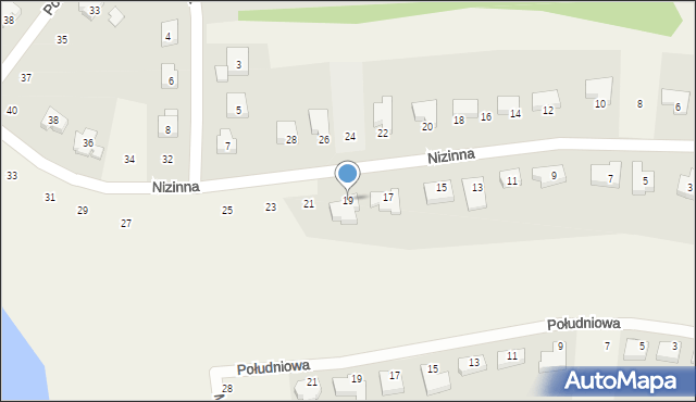Ziemnice, Nizinna, 19, mapa Ziemnice