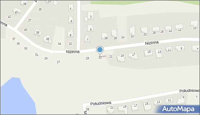 Ziemnice, Nizinna, 23, mapa Ziemnice