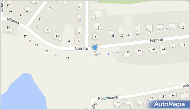 Ziemnice, Nizinna, 25, mapa Ziemnice