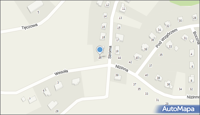 Ziemnice, Nizinna, 46, mapa Ziemnice