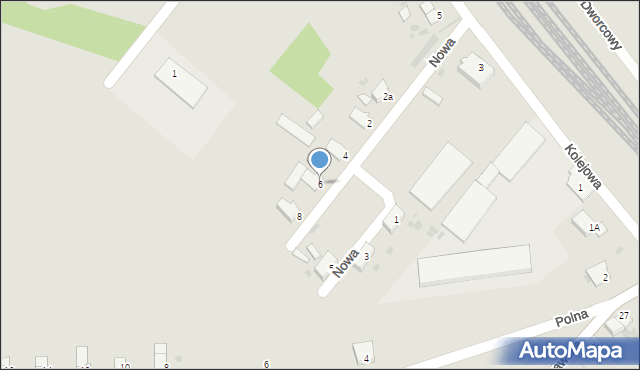 Baborów, Nowa, 6, mapa Baborów