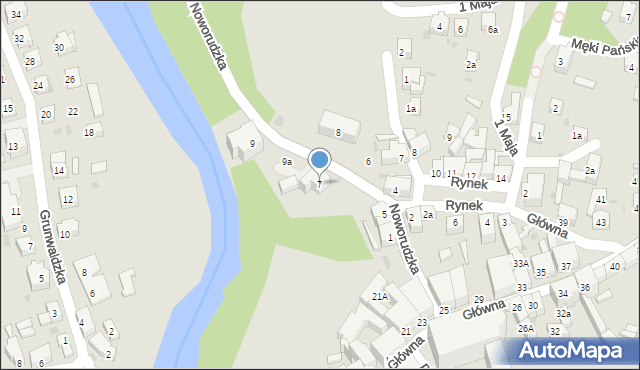 Bardo, Noworudzka, 7, mapa Bardo