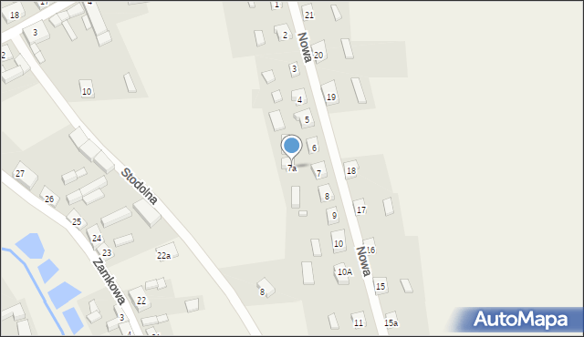 Biała, Nowa, 7a, mapa Biała