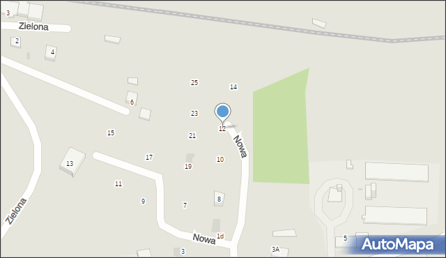Biała Piska, Nowa, 12, mapa Biała Piska