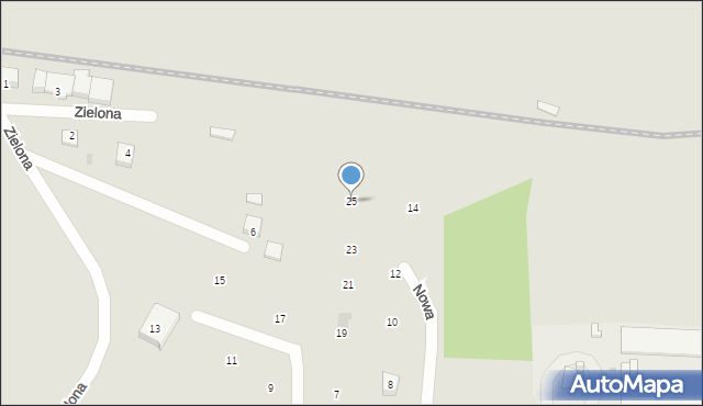 Biała Piska, Nowa, 25, mapa Biała Piska
