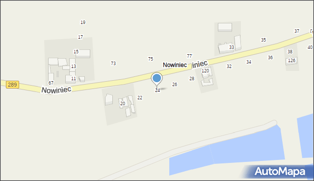 Białków, Nowiniec, 24, mapa Białków