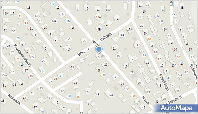 Bielsk Podlaski, Nowa, 24, mapa Bielsk Podlaski