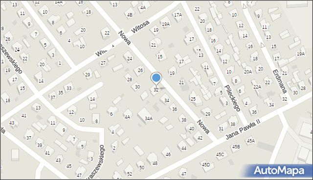 Bielsk Podlaski, Nowa, 32, mapa Bielsk Podlaski