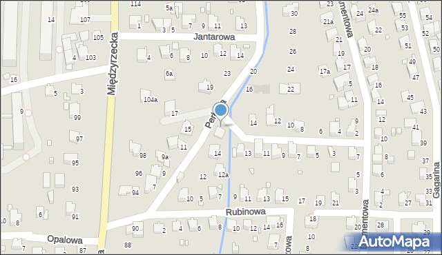 Bielsko-Biała, Nowiny, 15, mapa Bielsko-Białej