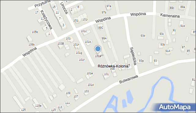 Biłgoraj, Nowakowskiego Stanisława, 101a, mapa Biłgoraj