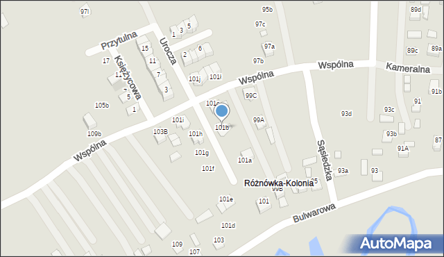 Biłgoraj, Nowakowskiego Stanisława, 101b, mapa Biłgoraj