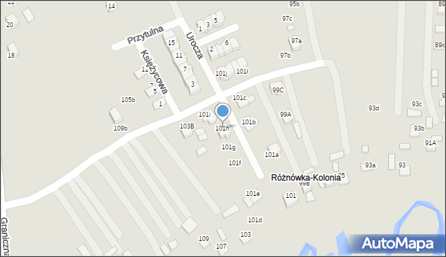 Biłgoraj, Nowakowskiego Stanisława, 101h, mapa Biłgoraj