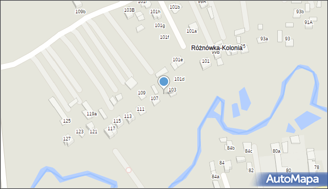 Biłgoraj, Nowakowskiego Stanisława, 105, mapa Biłgoraj