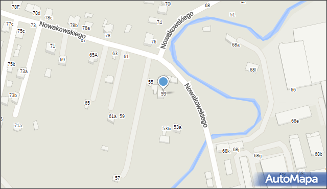 Biłgoraj, Nowakowskiego Stanisława, 53, mapa Biłgoraj