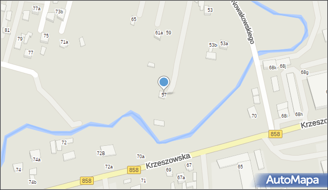 Biłgoraj, Nowakowskiego Stanisława, 57, mapa Biłgoraj