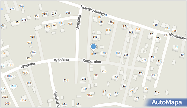 Biłgoraj, Nowakowskiego Stanisława, 89c, mapa Biłgoraj