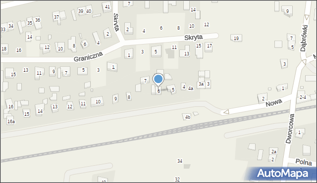 Biskupice, Nowa, 6, mapa Biskupice