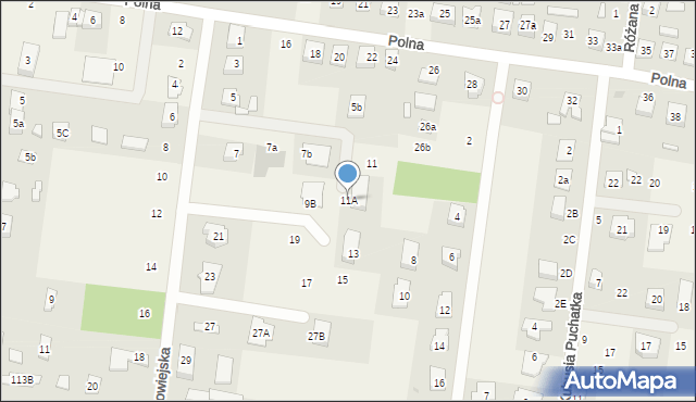 Biskupice, Nowowiejska, 11A, mapa Biskupice