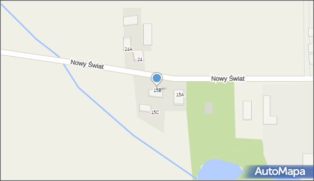 Błędów, Nowy Świat, 15B, mapa Błędów