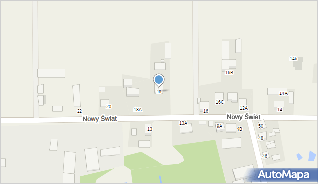 Błędów, Nowy Świat, 18, mapa Błędów