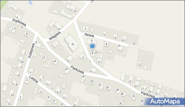 Błotnica Strzelecka, Nowa, 4, mapa Błotnica Strzelecka
