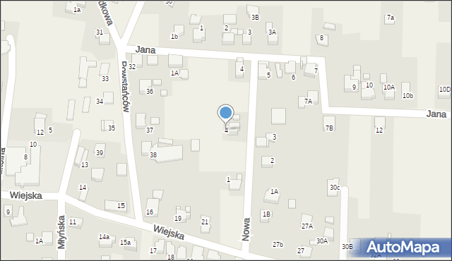 Bluszczów, Nowa, 4, mapa Bluszczów