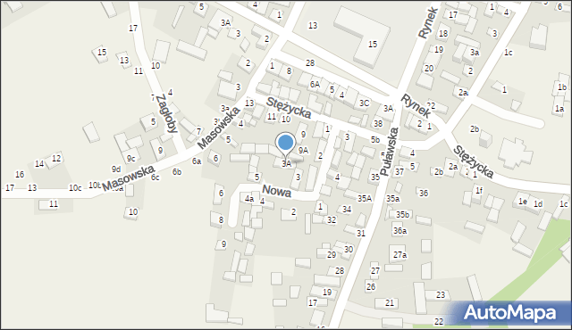 Bobrowniki, Nowa, 3A, mapa Bobrowniki