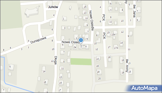 Bobrowniki Wielkie, Nowe Osiedle, 2, mapa Bobrowniki Wielkie