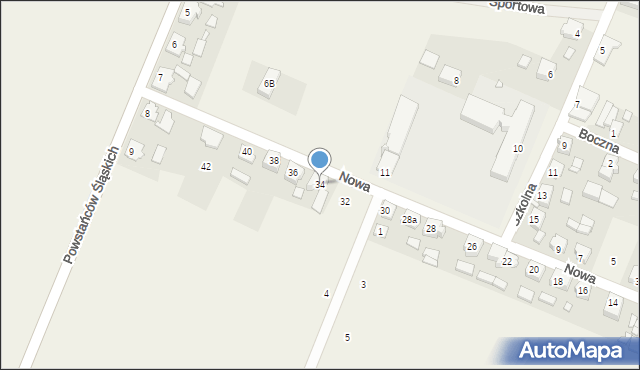 Bogacica, Nowa, 34, mapa Bogacica