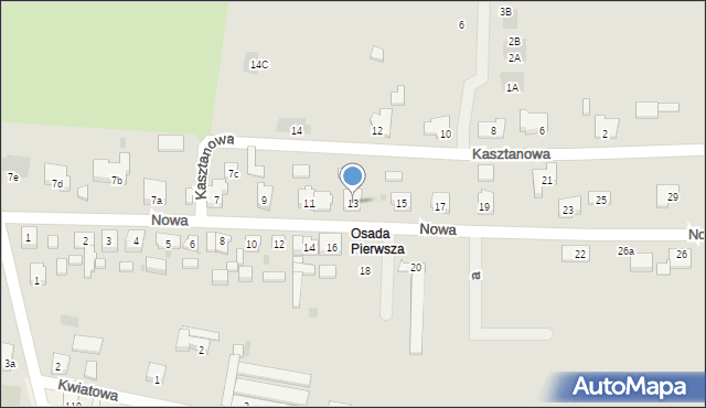 Bojanowo, Nowa, 13, mapa Bojanowo
