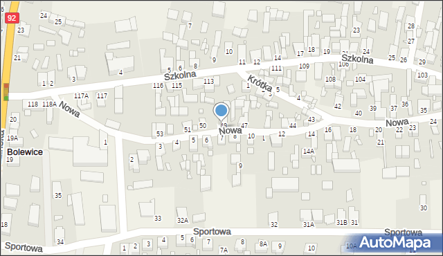 Bolewice, Nowa, 49, mapa Bolewice