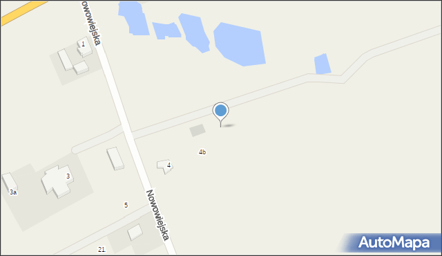 Borcz, Nowowiejska, 4c, mapa Borcz