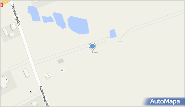 Borcz, Nowowiejska, 4f, mapa Borcz