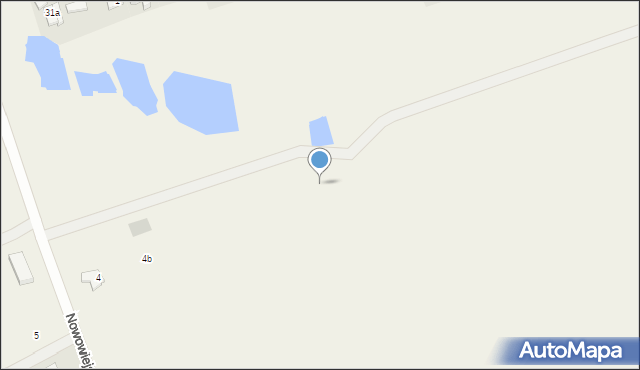 Borcz, Nowowiejska, 4j, mapa Borcz