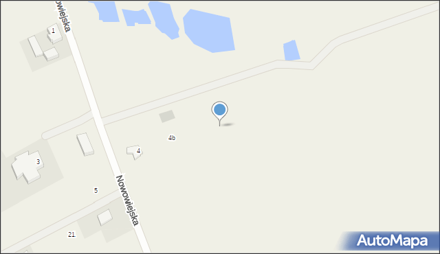 Borcz, Nowowiejska, 6b, mapa Borcz