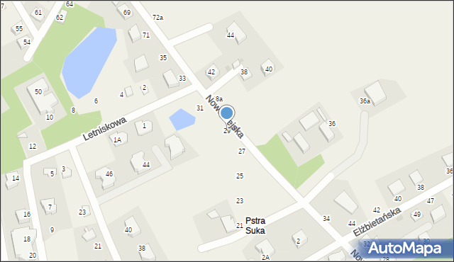 Borkowo, Nowowiejska, 29, mapa Borkowo