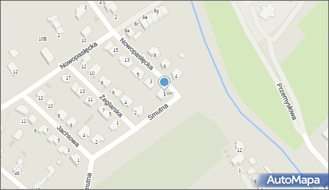 Braniewo, Nowopasłęcka, 1, mapa Braniewo