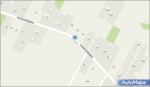 Brynica, Nowowiejska, 61, mapa Brynica